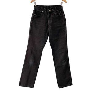 Harley Davidson Black Bootcut High Rise Jeans Women's Size 4 Long Biker Casual